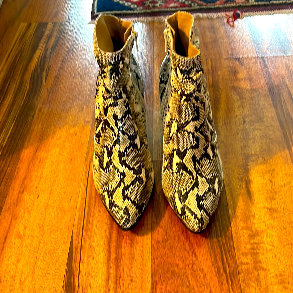 Python Ankle Booties